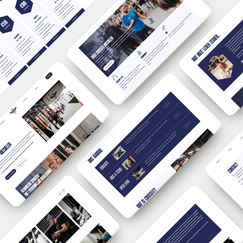 Maatwerk websites Crossfit Mechelen door Okappi